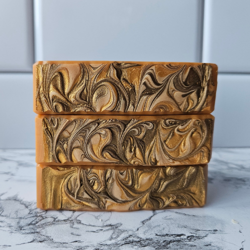 Stack of three soaps