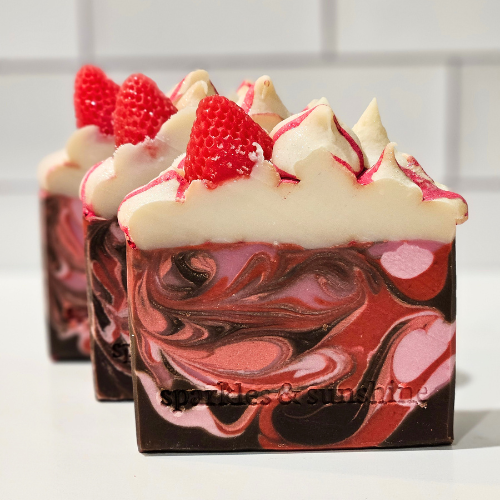 Strawberry Pound Cake Frosted Soap